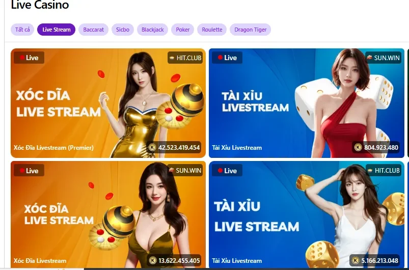 Vô vàn thể loại tài xỉu tại Max79
